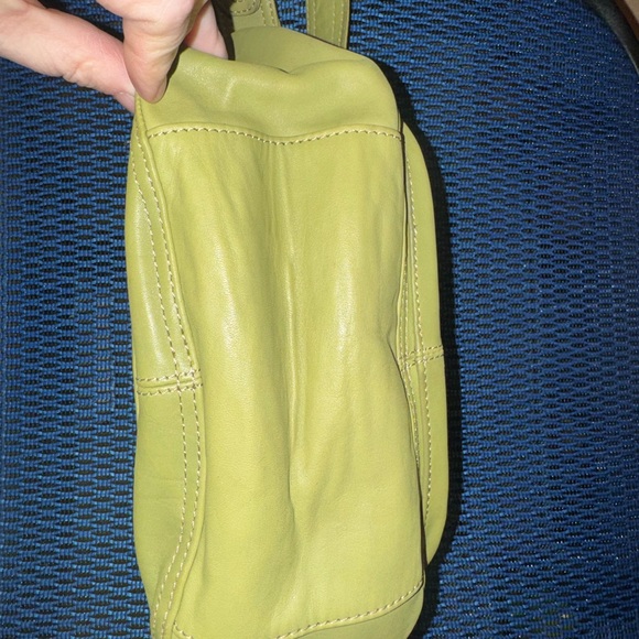 Fossil Lime Green Leather Crossbody Bag - Picture 5 of 10